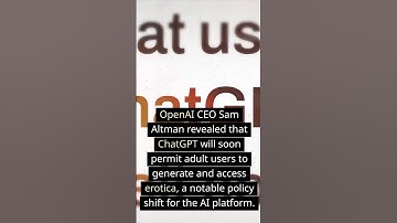 ChatGPT is getting NSFW content for adults.