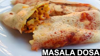 Masala Dosa Recipe | South Indian Dosa Recipe | Masala Dosai