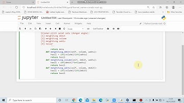 UTS DASAR PEMOGRAMAN - RUMUS DEBIT AIR DENGAN PYTHON.