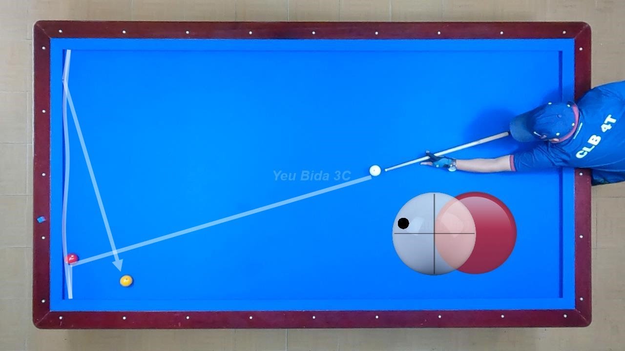 3Cushion billiards tutorial best shot beginner basics 16