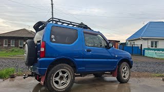 Установка экспедиционного багажника на suzuki jimny jb23w