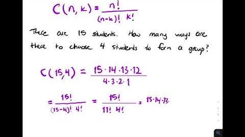 Finite Math: Combinations
