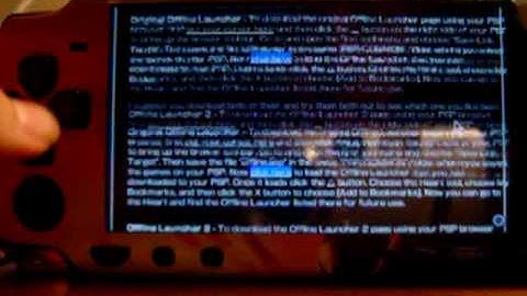 How to put flash games on your PSP