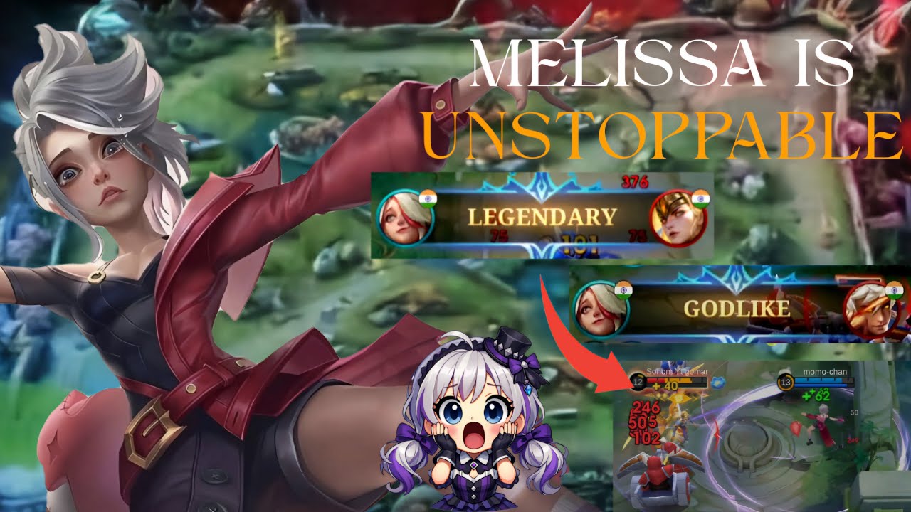 Melissa's Instant Kill Mode On 🪡 II Enemies Instant Delete 😱 II MLBB