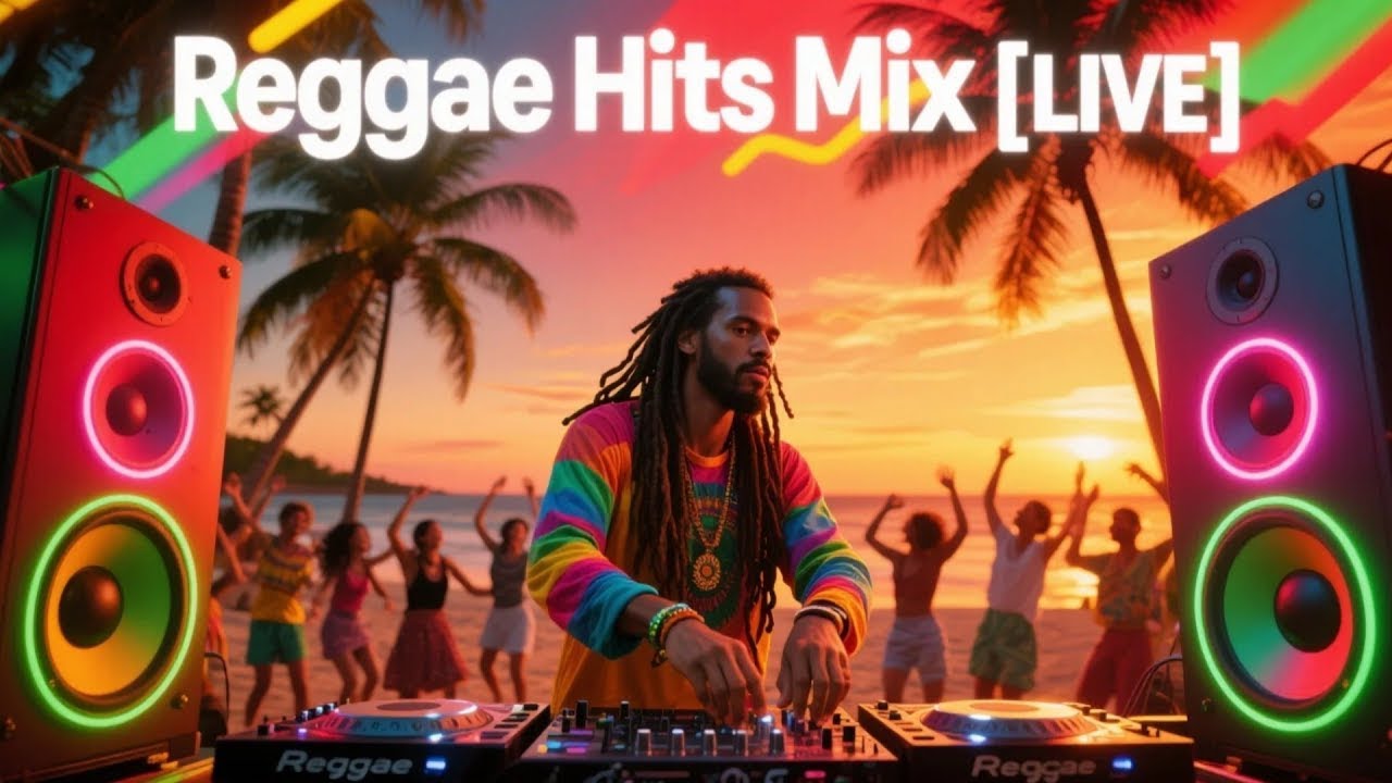☀️Island Reggae w/ Bob Marley - Chill Summer Mix 🌴
