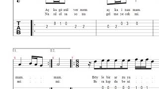 Candan Erçetin Unut Sevme Beni Nota Tab