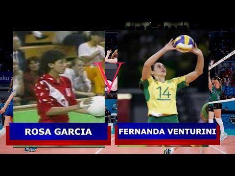 ESTRELLAS DEL VOLEYBALL: ROSA GARCIA Y FERNANADA VENTURINI