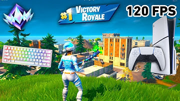 Fortnite Unreal Ranked Reload On PS5 | Keyboard & Mouse Gameplay | 120 FPS | 4K