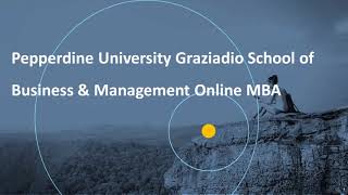 Pepperdine University Online MBA