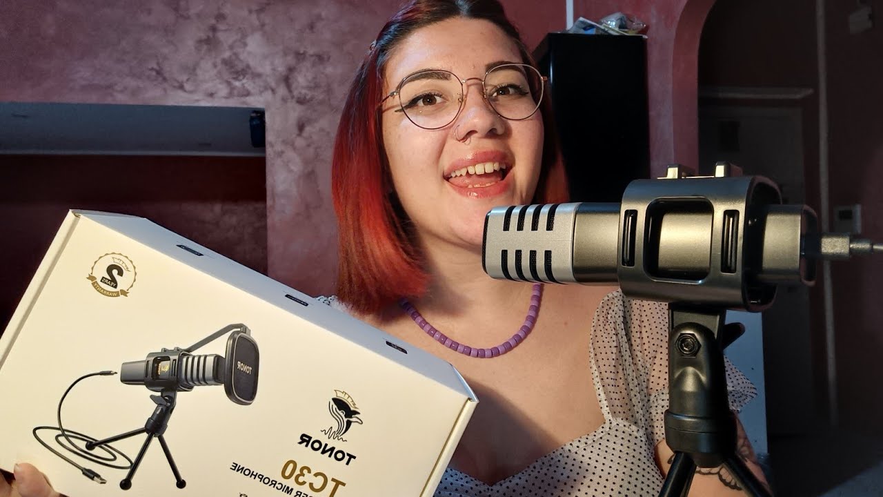 TEST NEW MIC TONOR TC-30 (Collab) 😴😍💜 | ASMR ITA