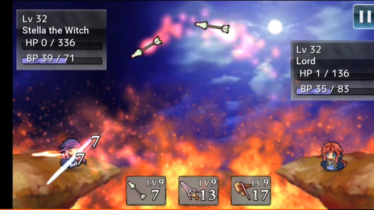 Weapons Throwing RPG 2 - What happens if you win the first battle against the Witch?