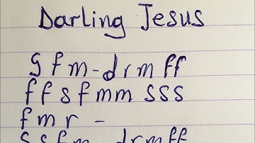 Darling Jesus tonic solfa song ( Viral song)
