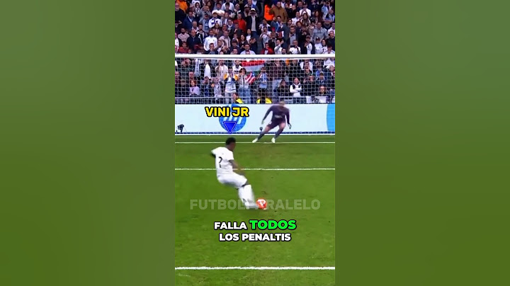POR ESTO VINI JR FALLA TODOS LOS PENALTIS 🤦‍♂️🤯