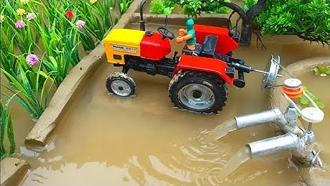 DIY Mini Tractor Building Science Projects Building Overpasses to Avoid Traffic Station Collisions