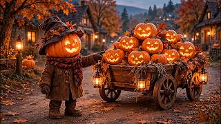 Relaxing Halloween Ambience 🎃 Spooky Village & Cozy Autumn Night 👻 Haunted Sounds & Halloween Music screenshot 4