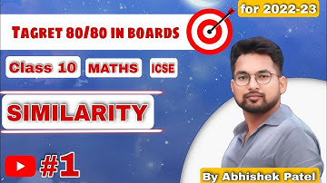 Similarity | Class 10 ICSE | Part 1 |Ex -13.1 intro+qstn | #mlaggarwalclass10solutions