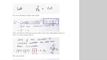 The nth roots of complex numbers applied - maths tutorial 7
