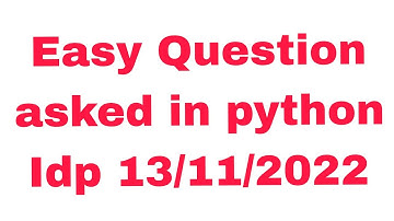 python easy Question in idp in ccbp nextwave