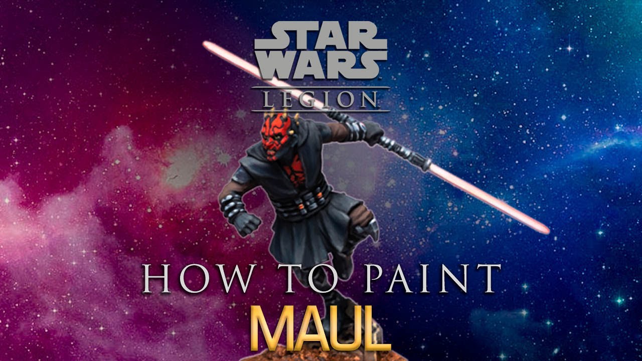 Star Wars Legion Painting Guide Ep.32 Maul YouTube