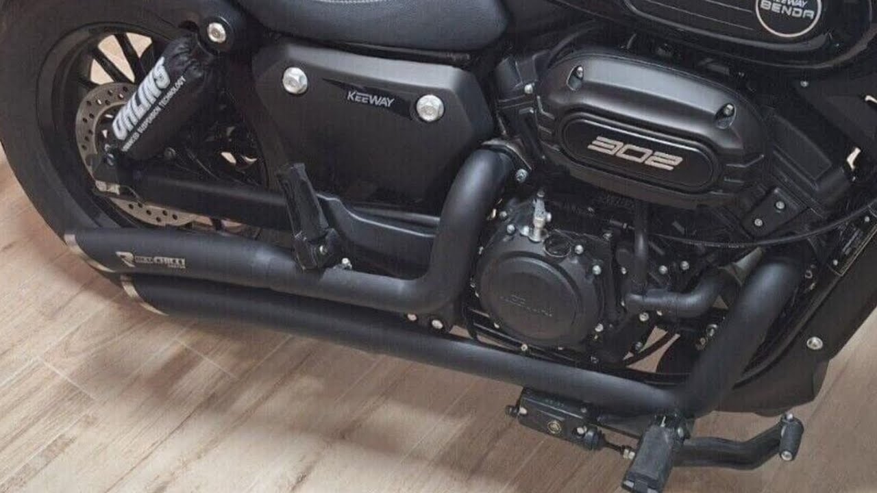 Keeway Benda v302c Custom Exhaust