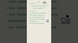 ICT Abbreviations A to Z | Part-9 | All Teaching Exam #emrs #kvs #nvs #exam #ict