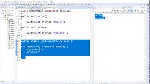CORE JAVA - P12 CSE61 Extending Interfaces (CSE Department)