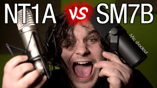Shure SM7B vs Rode NT1A - Voiceover, Scream AND Clean Vocals by Worgram 18,979 views 4 years ago 3 minutes, 46 seconds