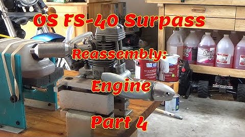 OS FS-40 Surpass Engine Reassembly Part 4 of 4