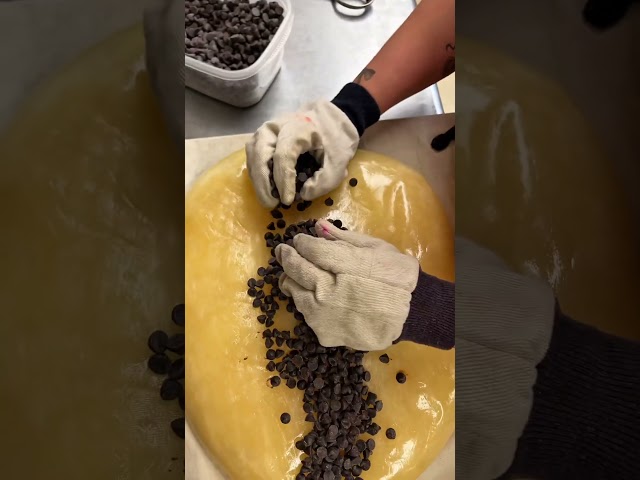 She works so fast it looks like the video is sped up!