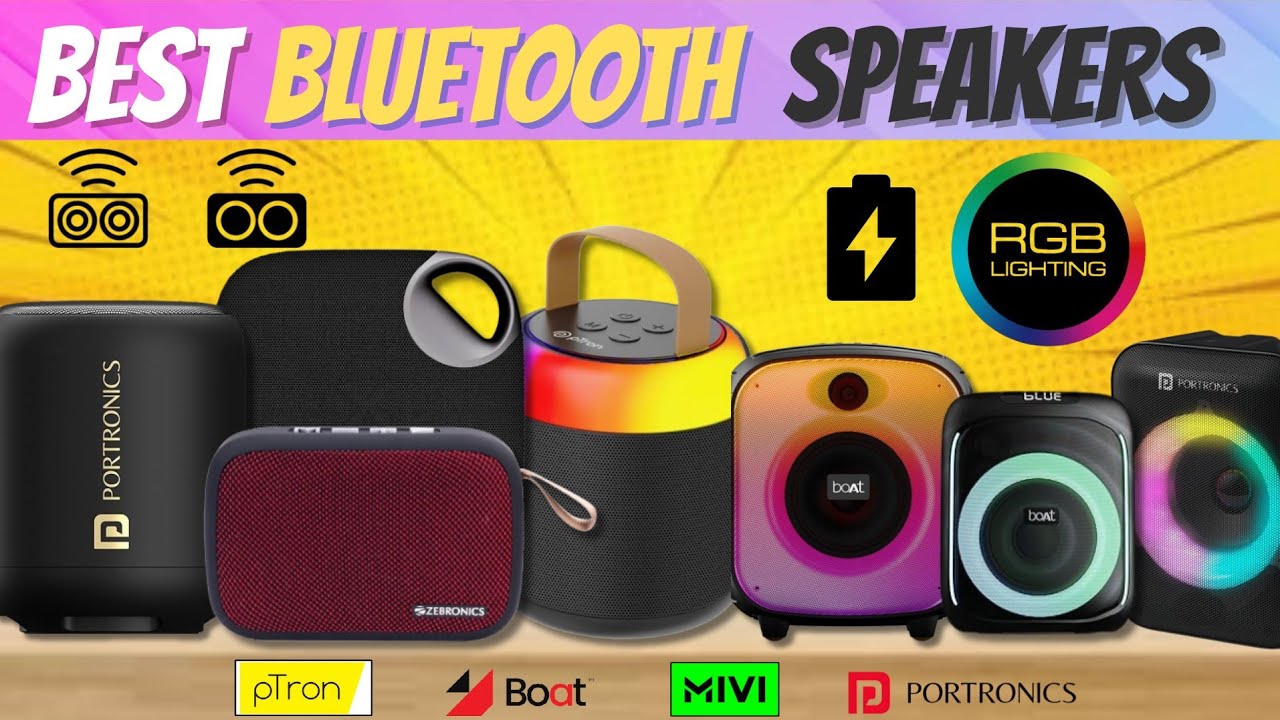 Best Bluetooth Speakers in 2026🔥Best Bluetooth Party Speaker in India ...