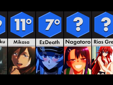 ANIMES COMPARAÇÃO: AS PERSONAGENS MAIS BONITAS DOS ANIMES | ANIME COMPARAÇÃO