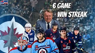 THE WINNIPEG JETS ARE ON A 6 GAME HEATER!!!