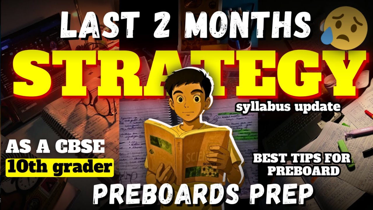 Only 2 Months Left for Boards 😰 | CBSE Toppers’ Strategy + My Daily ...