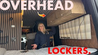 INSTALLING OVERHEAD LOCKERS IN THE VAN: #vanlife screenshot 1