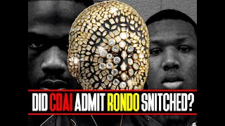 Cdaii Says RondoNumbaNine Implicated Him In A M%rder (Did Rondo Cooperate?!)