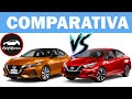 ¿Nissan Sentra básico o Versa equipado?  ¿Cuál conviene más? / Comparativa de equipamiento