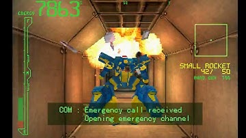 How to beat: Armored Core 1 - “Destroy Space Catapault" (TAS) As fast as possible.