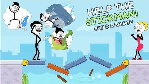 Bridge Stickman - Love Rescue 1-5 (Walkthrough)‼️