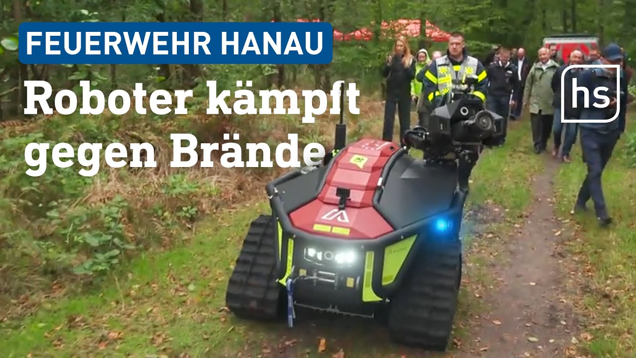 Hessens erster Feuerwehr-Roboter: Was kann das Teil? | hessenschau