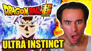 I ONLY WATCHED Ultra Instinct GOKU for THE FIRST TIME !! (Dragon Ball Super REACTION)