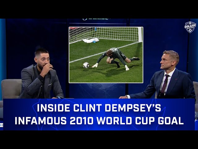 Emotional Clint Dempsey and Rob Green Discuss 2010 World Cup Goal  Face-to-Face