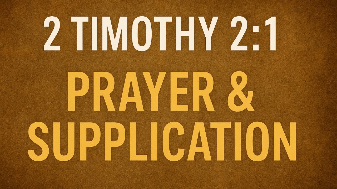 2 Timothy 2:1 Meaning & Commentary  / Be strong in Grace  - Bible Verse Explained 🙏