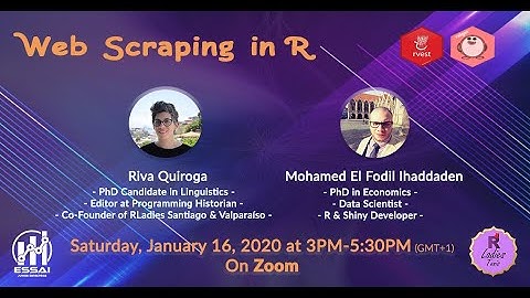R-Ladies Tunis & ESSAI Junior Entreprise (English) | Workshop : Web Scraping in R