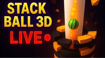 🔥 STACK BALL 3D 😍 LIVE – AmitXPlayZ🤪 DAY 03