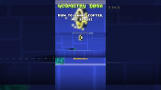 How to swing copter (my style) | Geometry dash |