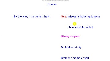 Learn Khmer | Video Part One Explanation | Let