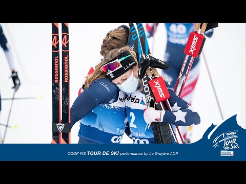 Diggins & Brennan make history for USA | Women's 10 km. Pursuit | Val Müstair | FIS Cross Country