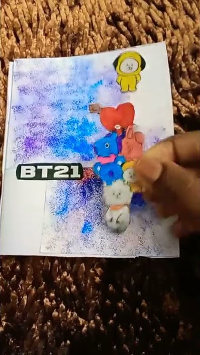 BT21 JOURNAL PART-2। #bt21 #bts  #koya #chimmy #tata #mang #shooky #cooky #rj #shorts