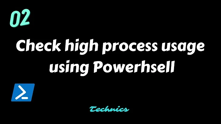 How to check high CPU usage using Powershell