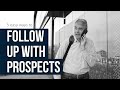 5 Easy Ways to Follow-up With Your Prospects